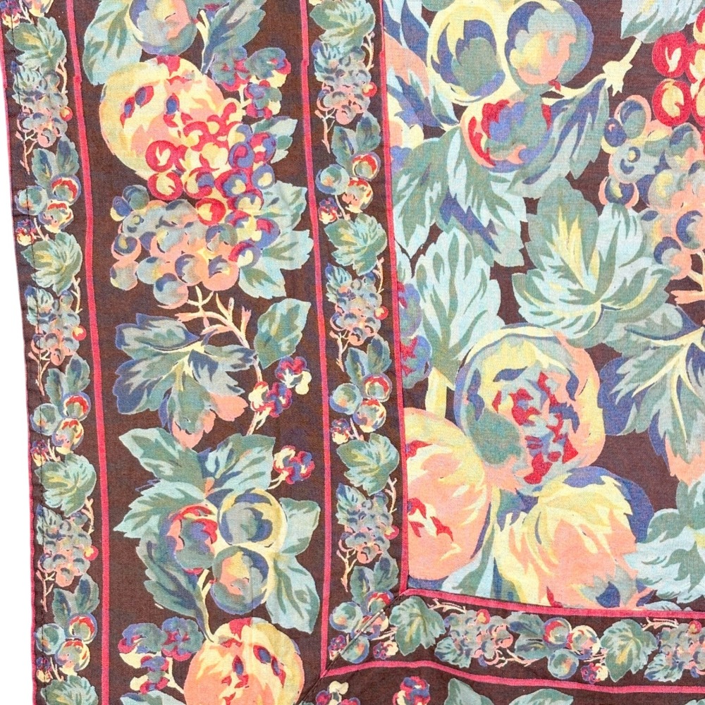 April Cornell Marguerite Tablecloth Square 53" Fruit French Country Cottagecore - Picture 7 of 9